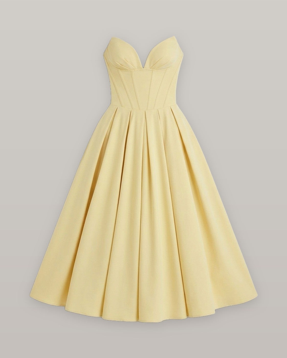 Amalfi Sculpted Bodice Midi Dress