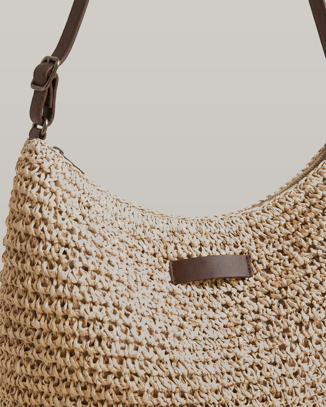 Woven Straw Shoulder Bag