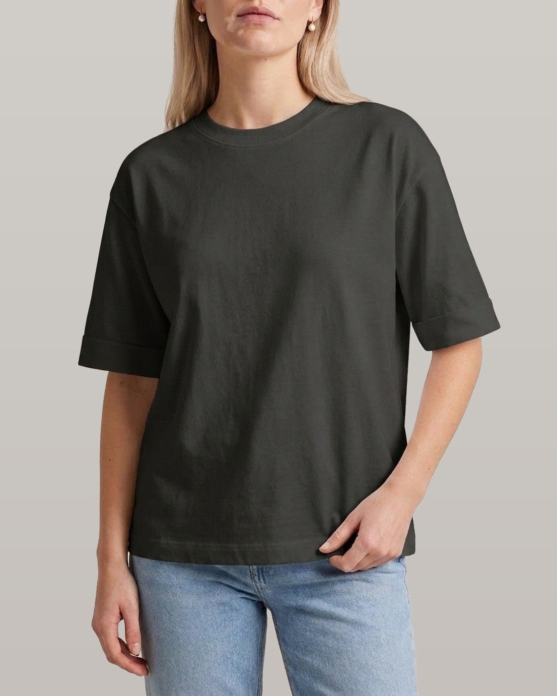 Half Sleeve Crew Neck Tee