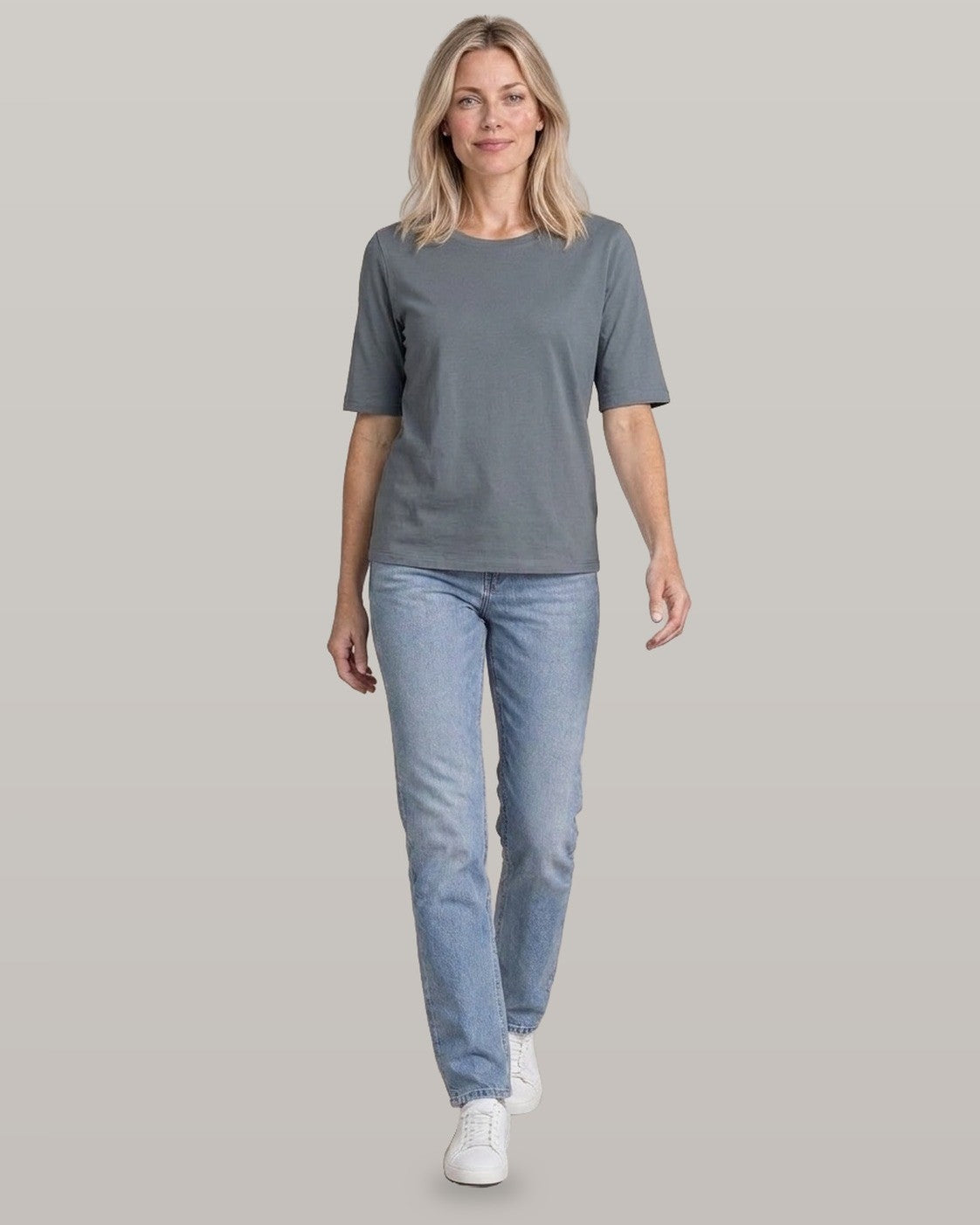 Half Sleeve Crew Neck Tee