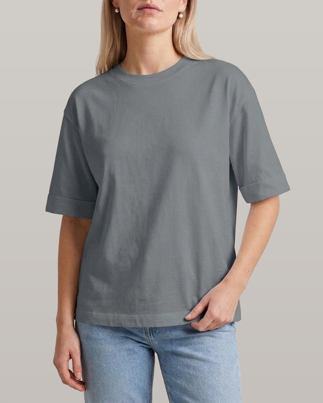 Half Sleeve Crew Neck Tee