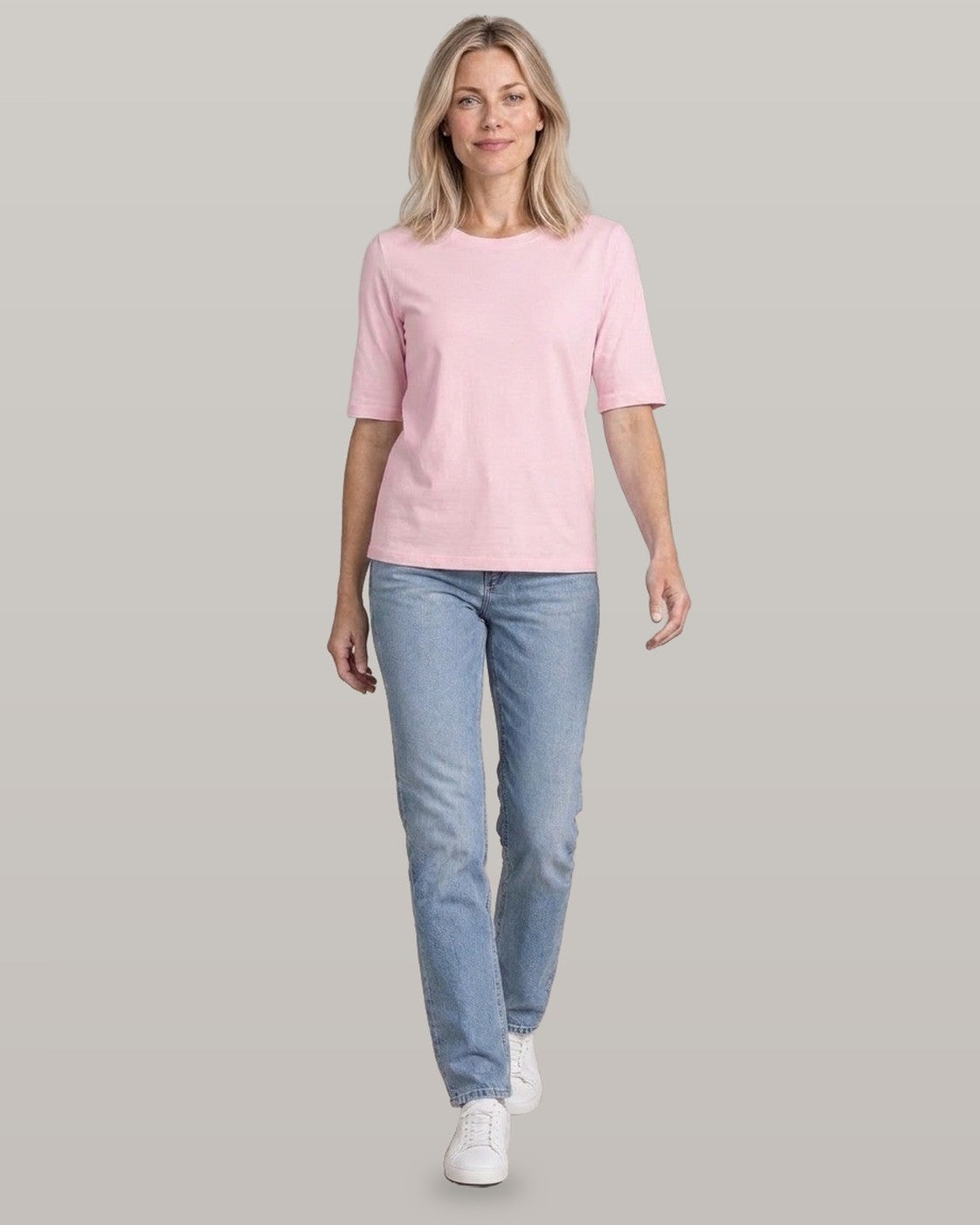 Half Sleeve Crew Neck Tee