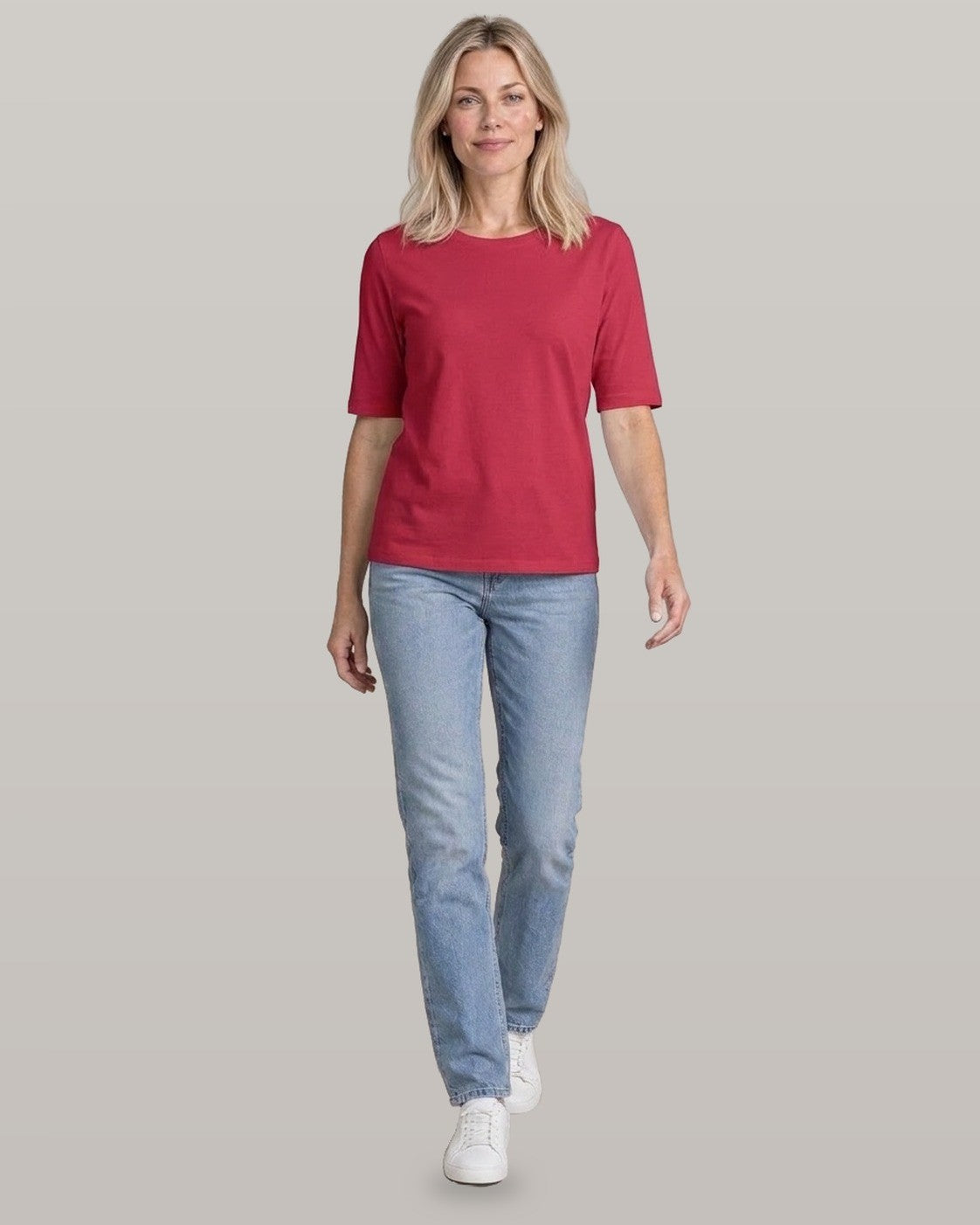 Half Sleeve Crew Neck Tee