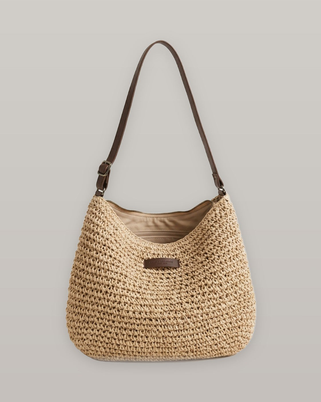 Woven Straw Shoulder Bag