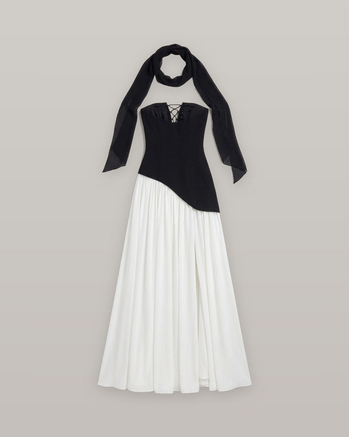 Serena Strapless Chiffon Maxi Dress