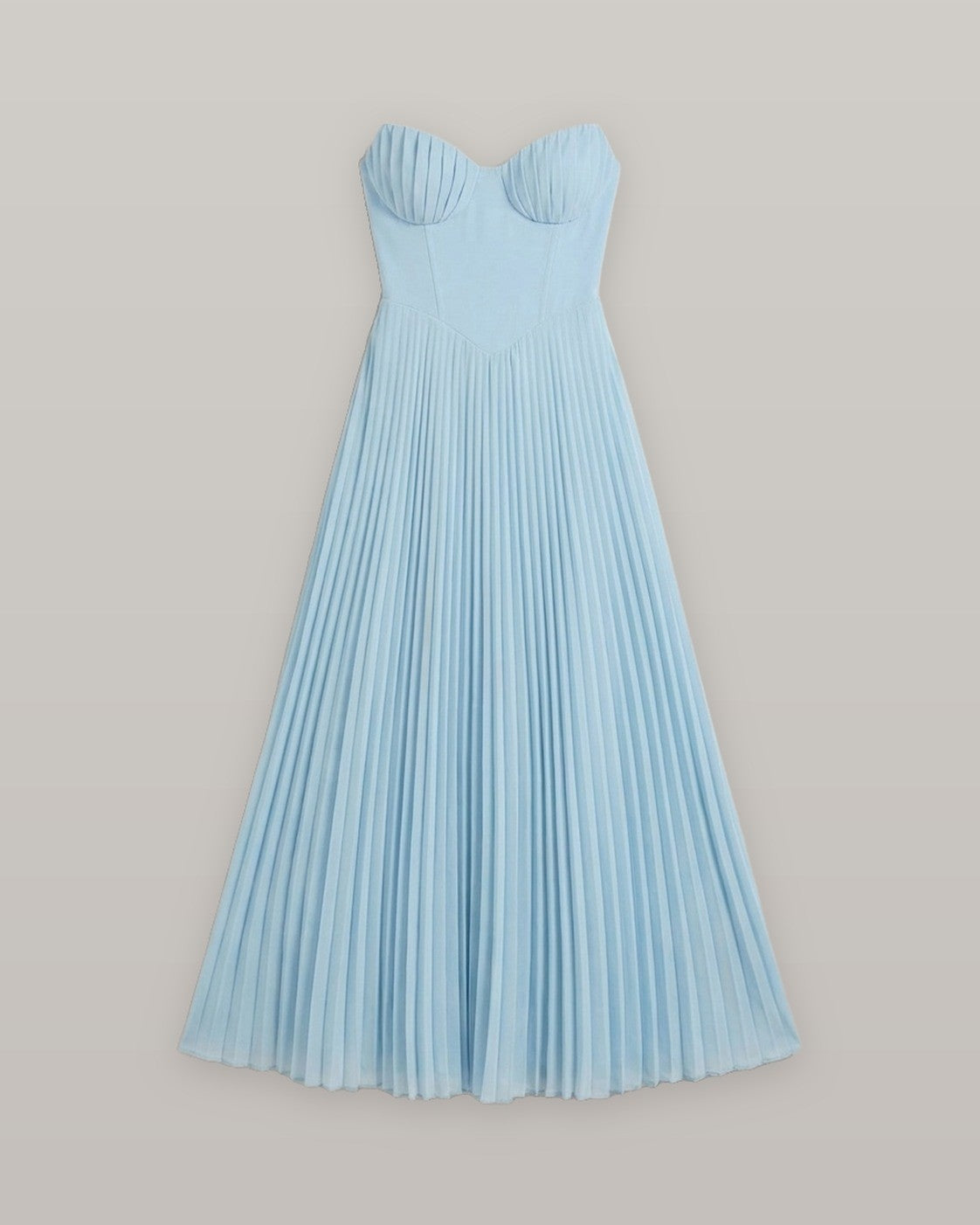 Siena Pleated Georgette Maxi Dress