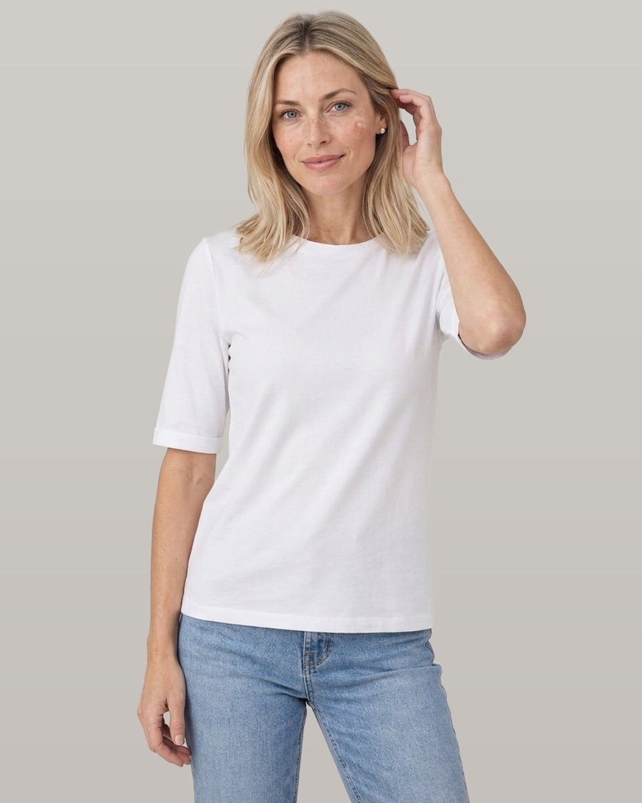 Half Sleeve Crew Neck Tee
