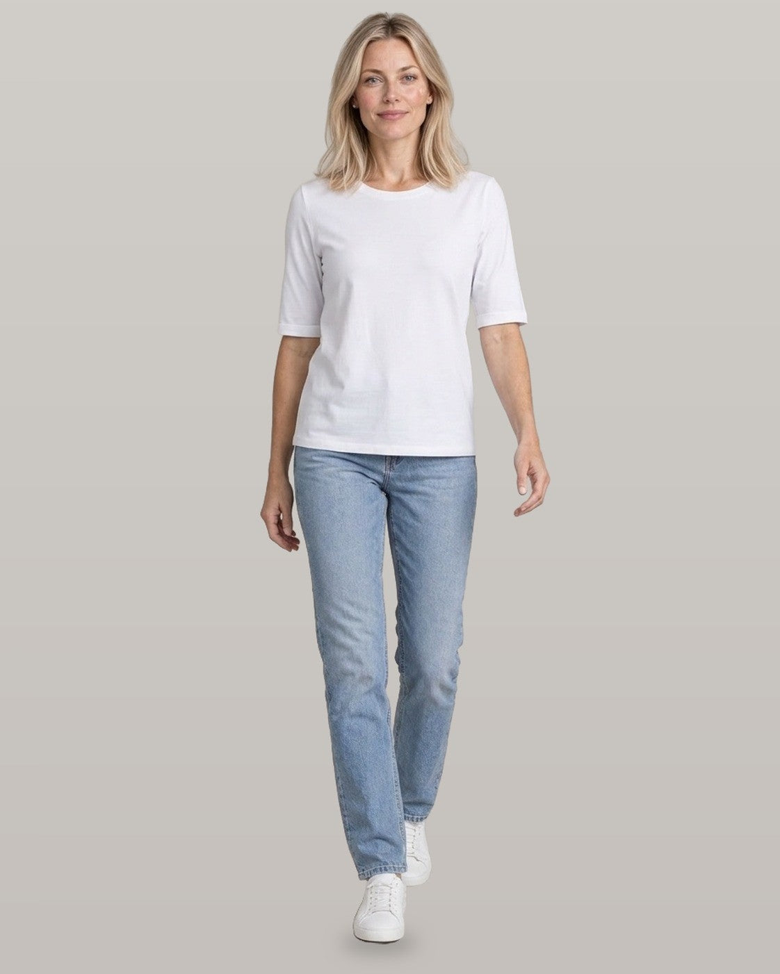 Half Sleeve Crew Neck Tee