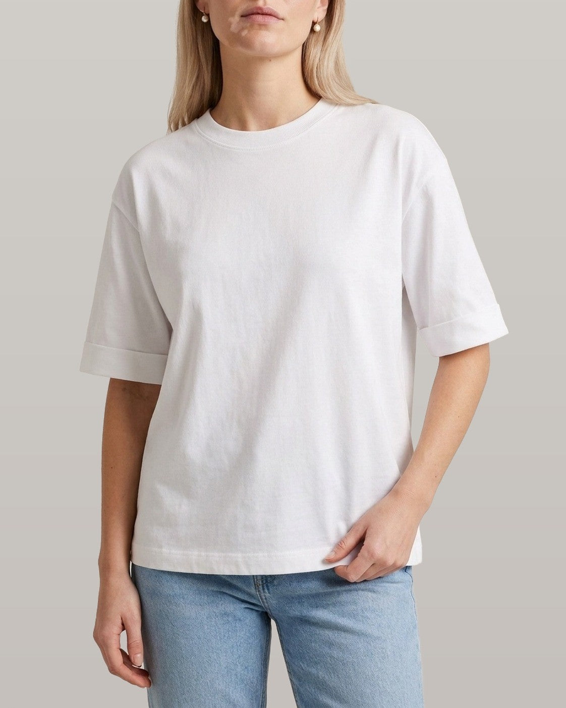 Half Sleeve Crew Neck Tee